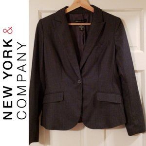 NY&Co pinstriped blazer, size 6